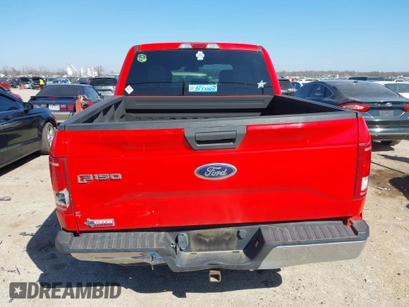 2017 Ford F-150 XL with VIN 1FTEW1C81HKC41044, listed as a IAAI auction lot 41650604 with 110,671 mi miles. Bid and sale history available at carsss.com. Image 16.