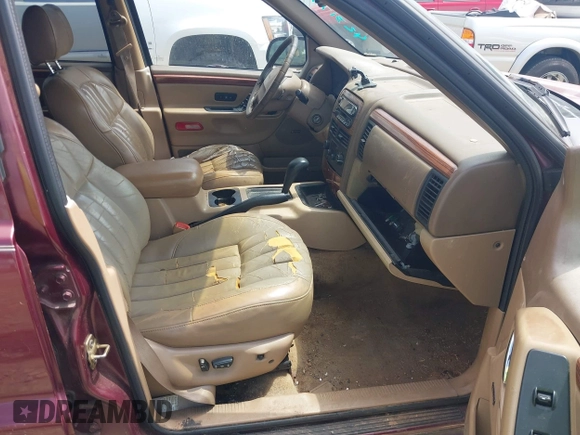 1999 Jeep Grand Cherokee Limited with VIN 1J4G268S5XC529951, listed as a IAAI auction lot 42317713 with 188,001 mi miles and . Bid and sale history available at DreamBid. Image 5.