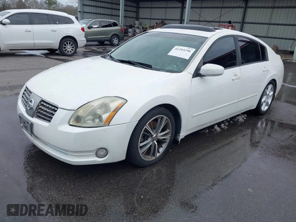 2006 Nissan Maxima 3.5 SE with VIN 1N4BA41E76C859736, listed as a IAAI auction lot 41393296 with 191,272 mi miles. Bid and sale history available at carsss.com. Image 2.