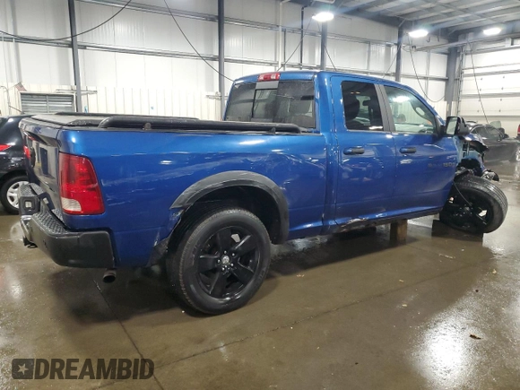 2011 Ram 1500 ST with VIN 1D7RV1GT0BS574495, listed as a Copart auction lot 49590025 with 153,084 mi miles and Salvage Title. Bid and sale history available at carsss.com. Image 3.