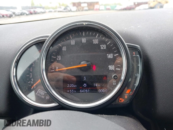 2019 MINI Countryman Cooper S z VIN WMZYT5C5XK3E69664, wystawiony jako IAAI lot #42385669 z przebiegiem 64 761 mil mil oraz . Historia ofert i sprzedaży dostępna na DreamBid. Obrazek 7.
