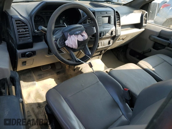 2016 Ford F-150 XL with VIN 1FTMF1C84GKE09883, listed as a Copart auction lot 59171155 with Not provided miles and Salvage title. Bid and sale history available at DreamBid. Image 8.