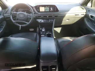 2021 Hyundai Sonata SEL Plus with VIN 5NPEJ4J27MH133132, listed as a Copart auction lot 50232035 with 88,306 mi miles and Salvage Title. Bid and sale history available at DreamBid. Image 8.