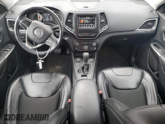 2019 Jeep Cherokee Latitude Plus with VIN 1C4PJMLX1KD250905, listed as a Copart auction lot 54446165 with 83,737 mi miles and Salvage title. Bid and sale history available at DreamBid. Image 8.
