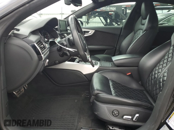 2018 Audi A7 Prestige with VIN WAU23AFC4JN090858, listed as a Copart auction lot 56653384 with 84,583 mi miles and Salvage Title. Bid and sale history available at carsss.com. Image 7.