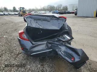 2019 Honda Civic LX with VIN 2HGFC2F61KH558125, listed as a Copart auction lot 55324225 with 66,107 mi miles and Salvage Title. Bid and sale history available at DreamBid. Image 6.
