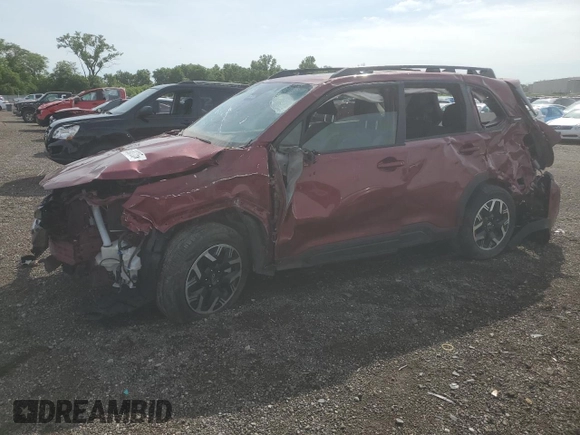 2025 Subaru Forester Premium с VIN JF2SLDDC2SH417217, выставлен на аукционе Copart как лот 60807235 с пробегом 26 031 миль миль и Списание • Salvage title. История ставок и продаж доступна на DreamBid. Изображение 1.