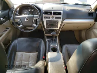 2009 Mercury Milan Premier with VIN 3MEHM08Z99R627074, listed as a Copart auction lot 48992505 with 187,736 mi miles and Clean Title. Bid and sale history available at carsss.com. Image 8.