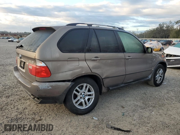 2005 BMW X5 3.0i with VIN 5UXFA13535LY17925, listed as a Copart auction lot 83098944 with 194,951 mi miles and Salvage Title. Bid and sale history available at carsss.com. Image 3.