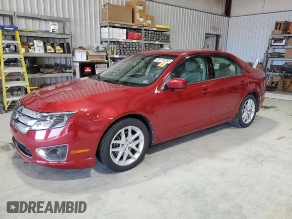2010 Ford Fusion SEL with VIN 3FAHP0JA9AR260927, listed as a Copart auction lot 53716235 with 92,977 mi miles and Salvage Title. Bid and sale history available at carsss.com. Image 1.
