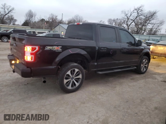 2020 Ford F-150 XL with VIN 1FTEW1EP8LFB74481, listed as a Copart auction lot 47647465 with 74,365 mi miles and Salvage Title. Bid and sale history available at carsss.com. Image 3.