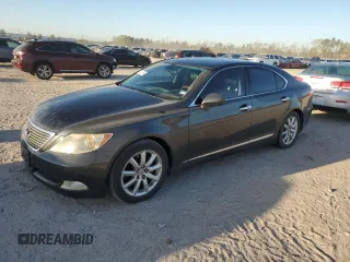2007 Lexus LS 460 with VIN JTHBL46F075028914, listed as a Copart auction lot 49012595 with 184,573 mi miles and Salvage Title. Bid and sale history available at DreamBid. Image 1.