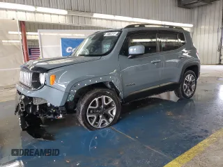 2018 Jeep Renegade Latitude z VIN ZACCJBBB2JPH28533, wystawiony jako Copart lot #52715455 z przebiegiem 76 516 mil mil oraz Czysty tytuł • Clean title. Historia ofert i sprzedaży dostępna na DreamBid. Obrazek 1.