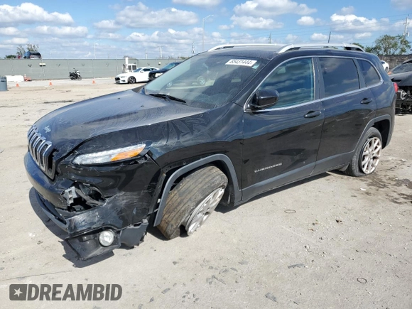 2016 Jeep Cherokee Altitude with VIN 1C4PJLCB0GW319884, listed as a Copart auction lot 85431444 with 98,357 mi miles and Salvage Title. Bid and sale history available at carsss.com. Image 1.