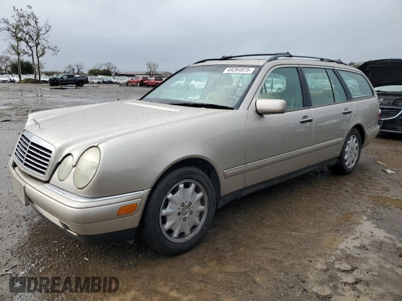 1998 Mercedes-Benz E-Class with VIN WDBJH65F7WA467107, listed as a Copart auction lot 49284975 with 168,287 mi miles and Salvage Title. Bid and sale history available at carsss.com. Image 1.