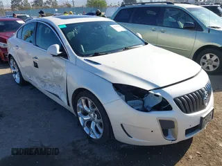 2014 Buick Regal GS with VIN 2G4GT5GX9E9253302, listed as a IAAI auction lot 42012519 with 101,692 mi miles. Bid and sale history available at carsss.com. Image 1.