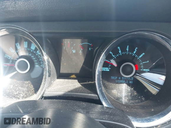 2013 Ford Mustang V6 with VIN 1ZVBP8AM5D5225864, listed as a IAAI auction lot 42167957 with 113,958 mi miles and . Bid and sale history available at DreamBid. Image 7.