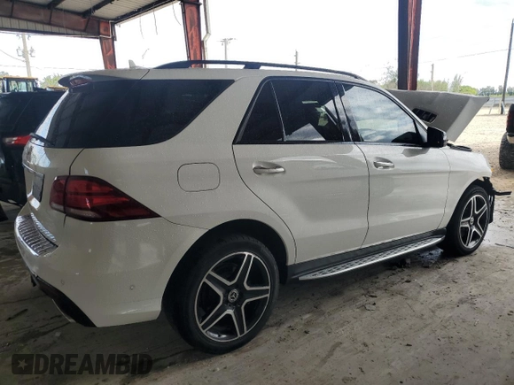 2018 Mercedes-Benz GLE 350 with VIN 4JGDA5JB6JB170179, listed as a Copart auction lot 56537745 with 74,389 mi miles and Salvage title. Bid and sale history available at DreamBid. Image 3.