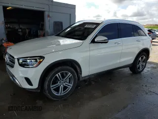 2022 Mercedes-Benz GLC 300 z VIN W1N0G8DB6NV366313, wystawiony jako Copart lot #56491395 z przebiegiem 28 104 mil mil oraz Czysty tytuł • Clean title. Historia ofert i sprzedaży dostępna na DreamBid. Obrazek 1.