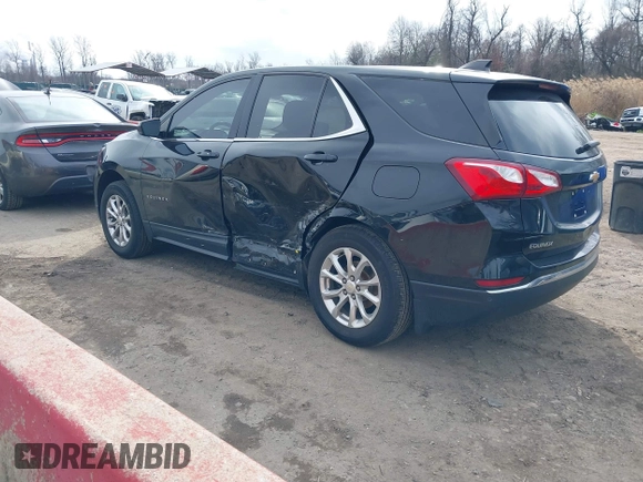 2020 Chevrolet Equinox LT z VIN 2GNAXJEV1L6198410, wystawiony jako IAAI lot #41618359 z przebiegiem 68 216 mil mil oraz . Historia ofert i sprzedaży dostępna na DreamBid. Obrazek 3.