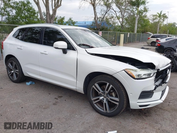 2019 Volvo XC60 Momentum with VIN LYV102DK8KB191507, listed as a IAAI auction lot 41977464 with 38,548 mi miles and . Bid and sale history available at DreamBid. Image 1.