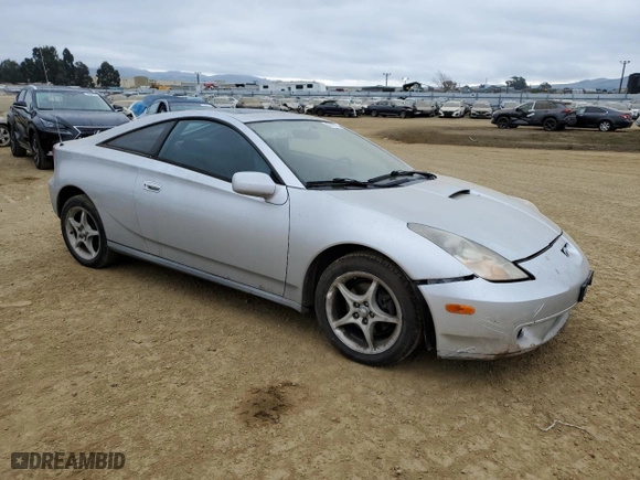 2000 Toyota Celica GTS with VIN JTDDY32T7Y0001953, listed as a Copart auction lot 87116164 with 230,036 mi miles and Salvage Title. Bid and sale history available at carsss.com. Image 4.