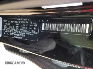 2021 Kia Forte EX with VIN 3KPF54AD6ME281108, listed as a Copart auction lot 38240772 with 34,719 mi miles and Salvage Title. Bid and sale history available at DreamBid. Image 10.