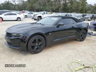 2019 Chevrolet Camaro 1LT with VIN 1G1FB3DS1K0128647, listed as a Copart auction lot 43803775 with 96,977 mi miles and Non Repairable. Bid and sale history available at carsss.com. Image 1.