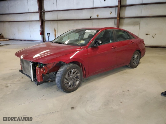 2024 Hyundai Elantra SEL with VIN KMHLM4DG5RU664523, listed as a Copart auction lot 47732405 with 82,642 mi miles and Salvage Title. Bid and sale history available at carsss.com. Image 1.