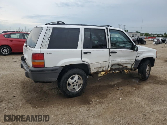 1995 Jeep Grand Cherokee Laredo z VIN 1J4GZ58S2SC578183, wystawiony jako Copart lot #61665955 z przebiegiem 341 135 mil mil oraz Szkoda całkowita • Salvage title. Historia ofert i sprzedaży dostępna na DreamBid. Obrazek 3.