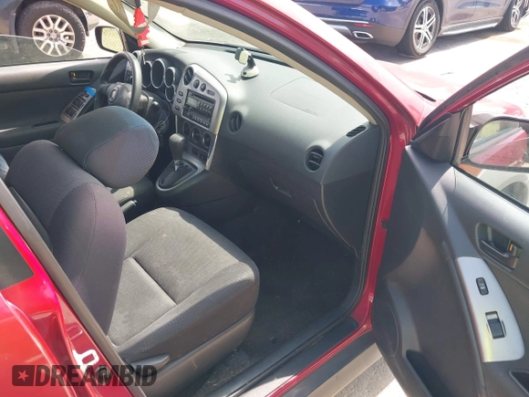 2005 Pontiac Vibe z VIN 5Y2SL63845Z451083, wystawiony jako IAAI lot #42410757 z przebiegiem 264 829 mil mil oraz . Historia ofert i sprzedaży dostępna na DreamBid. Obrazek 5.