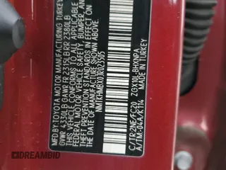 2018 Toyota C-HR XLE with VIN NMTKHMBX0JR023505, listed as a Copart auction lot 47661695 with 138,178 mi miles and Salvage Title. Bid and sale history available at carsss.com. Image 14.