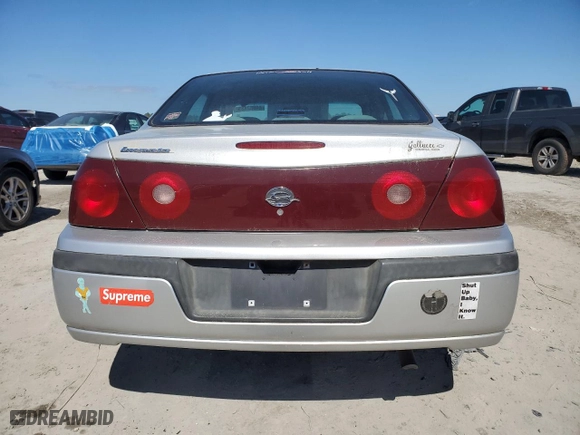 2003 Chevrolet Impala with VIN 2G1WF52E739335354, listed as a Copart auction lot 44683435 with 106,363 mi miles and Non Repairable. Bid and sale history available at carsss.com. Image 6.
