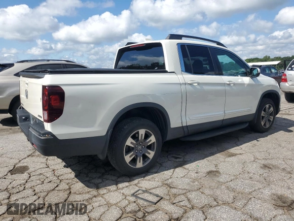 2017 Honda Ridgeline RTL with VIN 5FPYK3F5XHB016664, listed as a Copart auction lot 62394505 with 93,408 mi miles and Clean title. Bid and sale history available at DreamBid. Image 3.