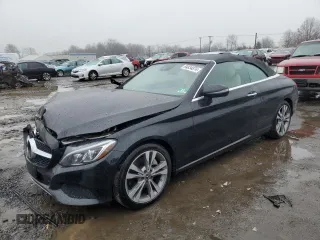 2018 Mercedes-Benz C 300 with VIN WDDWK4KB8JF679594, listed as a Copart auction lot 84834874 with 74,060 mi miles and Salvage title. Bid and sale history available at DreamBid. Image 1.