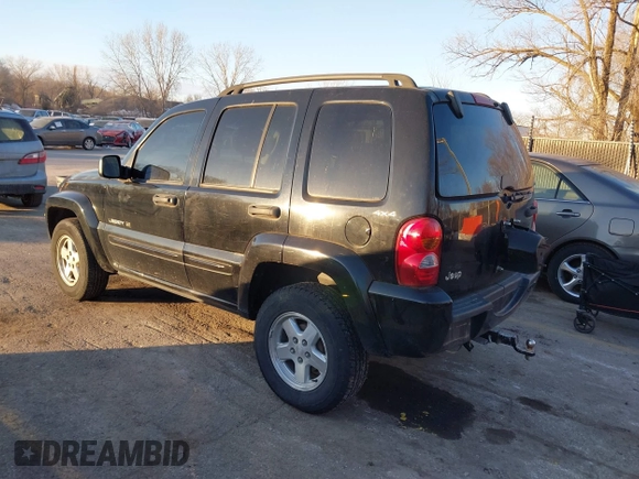 2002 Jeep Liberty Limited with VIN 1J4GL58KX2W212732, listed as a IAAI auction lot 41340643 with 276,564 mi miles and . Bid and sale history available at carsss.com. Image 3.