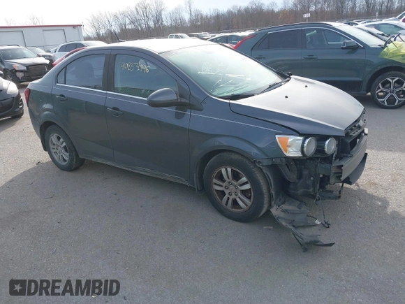2012 Chevrolet Sonic LT with VIN 1G1JC5SH5C4167049, listed as a IAAI auction lot 42124461 with 134,864 mi miles and . Bid and sale history available at DreamBid. Image 1.
