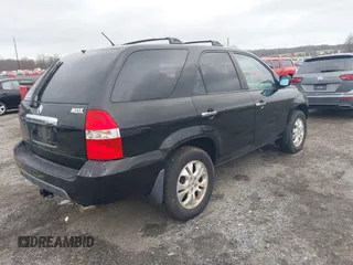 2003 Acura MDX Touring Pkg with VIN 2HNYD18603H500272, listed as a IAAI auction lot 41832456 with 203,194 mi miles. Bid and sale history available at carsss.com. Image 4.