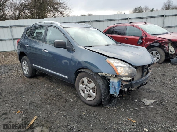 2015 Nissan Rogue Select S with VIN JN8AS5MT9FW662475, listed as a Copart auction lot 83442044 with 117,556 mi miles and Salvage Title. Bid and sale history available at carsss.com. Image 4.