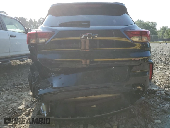 2022 Chevrolet TrailBlazer RS with VIN KL79MUSL5NB082536, listed as a Copart auction lot 64905334 with 35,872 mi miles and Salvage Title. Bid and sale history available at DreamBid. Image 6.