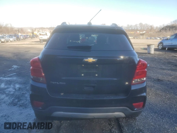 2017 Chevrolet Trax LT with VIN 3GNCJPSB2HL255448, listed as a Copart auction lot 49260535 with 52,496 mi miles and Salvage Title. Bid and sale history available at carsss.com. Image 6.