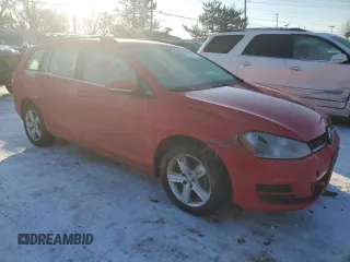 2015 Volkswagen Golf SportWagen TDI SEL with VIN 3VWCA7AU2FM511331, listed as a Copart auction lot 88718935 with 0 mi miles and Salvage Title. Bid and sale history available at carsss.com. Image 4.