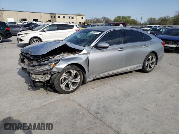2018 Honda Accord EX with VIN 1HGCV1F42JA127960, listed as a Copart auction lot 50558335 with 141,915 mi miles and Salvage Title. Bid and sale history available at DreamBid. Image 1.