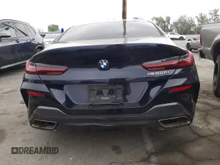 2020 BMW 8 Series M850i with VIN WBAGV8C09LCE58018, listed as a Copart auction lot 75584913 with 0 mi miles. Bid and sale history available at carsss.com. Image 6.