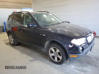 2008 BMW X3 3.0si with VIN WBXPC934X8WJ14849, listed as a Copart auction lot 54211285 with 190,793 mi miles and Salvage title. Bid and sale history available at DreamBid. Image 4.