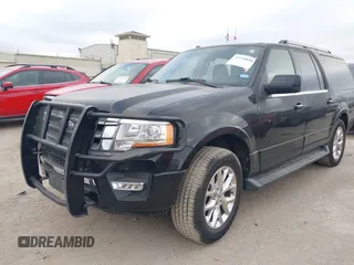 2017 Ford Expedition Max Limited z VIN 1FMJK1KT9HEA06255, wystawiony jako IAAI lot #41748880 z przebiegiem 208 256 mil mil oraz . Historia ofert i sprzedaży dostępna na DreamBid. Obrazek 2.