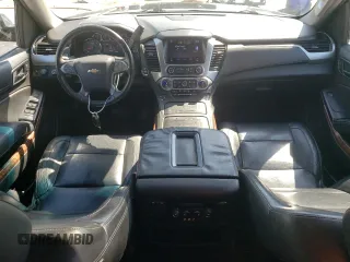 2015 Chevrolet Suburban LTZ with VIN 1GNSKKKC2FR210780, listed as a Copart auction lot 47207445 with 163,448 mi miles and Salvage Title. Bid and sale history available at carsss.com. Image 8.