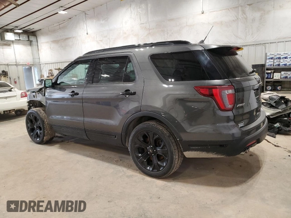 2019 Ford Explorer Sport with VIN 1FM5K8GT3KGB32996, listed as a Copart auction lot 51311465 with 79,405 mi miles and Salvage title. Bid and sale history available at DreamBid. Image 2.