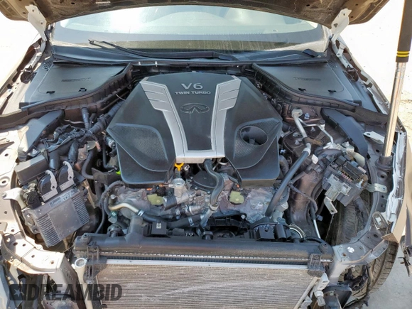 2017 Infiniti Q50 Premium with VIN JN1EV7AP7HM739109, listed as a Copart auction lot 59204345 with 62,480 mi miles and Salvage title. Bid and sale history available at DreamBid. Image 11.