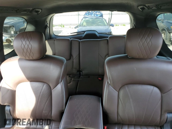 2015 Infiniti QX80 with VIN JN8AZ2NE7F9084529, listed as a Copart auction lot 55229374 with 213,465 mi miles and Salvage Title. Bid and sale history available at carsss.com. Image 10.
